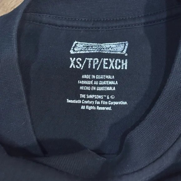 Bartman Black Graphic Long Sleeve Tee - Picture 3 of 3